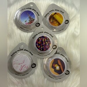 💜3/$15 Set of 5 Folding Mobile Phone Stands